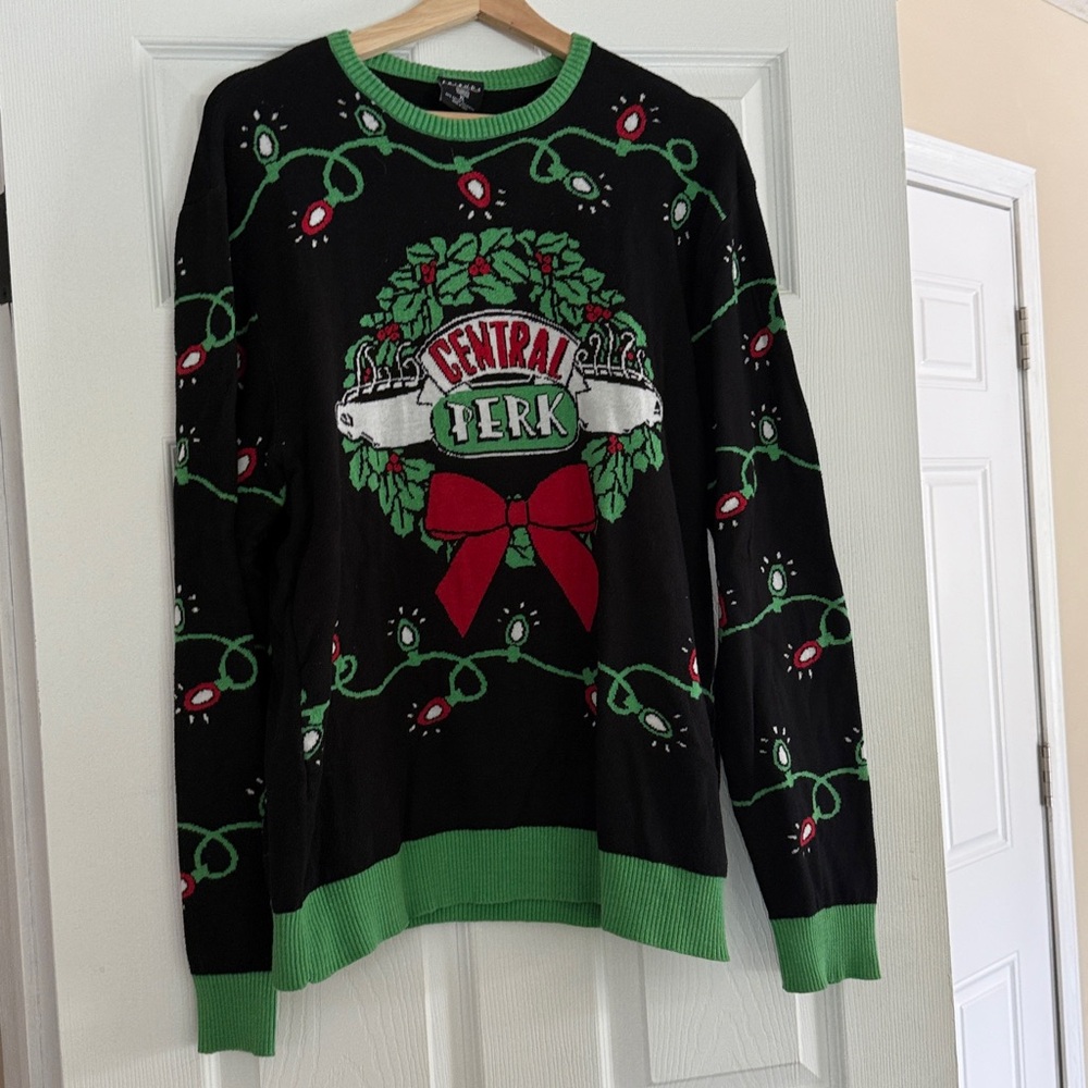 Friends Black and Green Central Perk Sweater